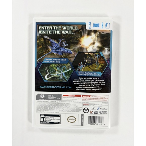 James Cameron's Avatar: The Game (Nintendo Wii, 2009) - Picture 3 of 3
